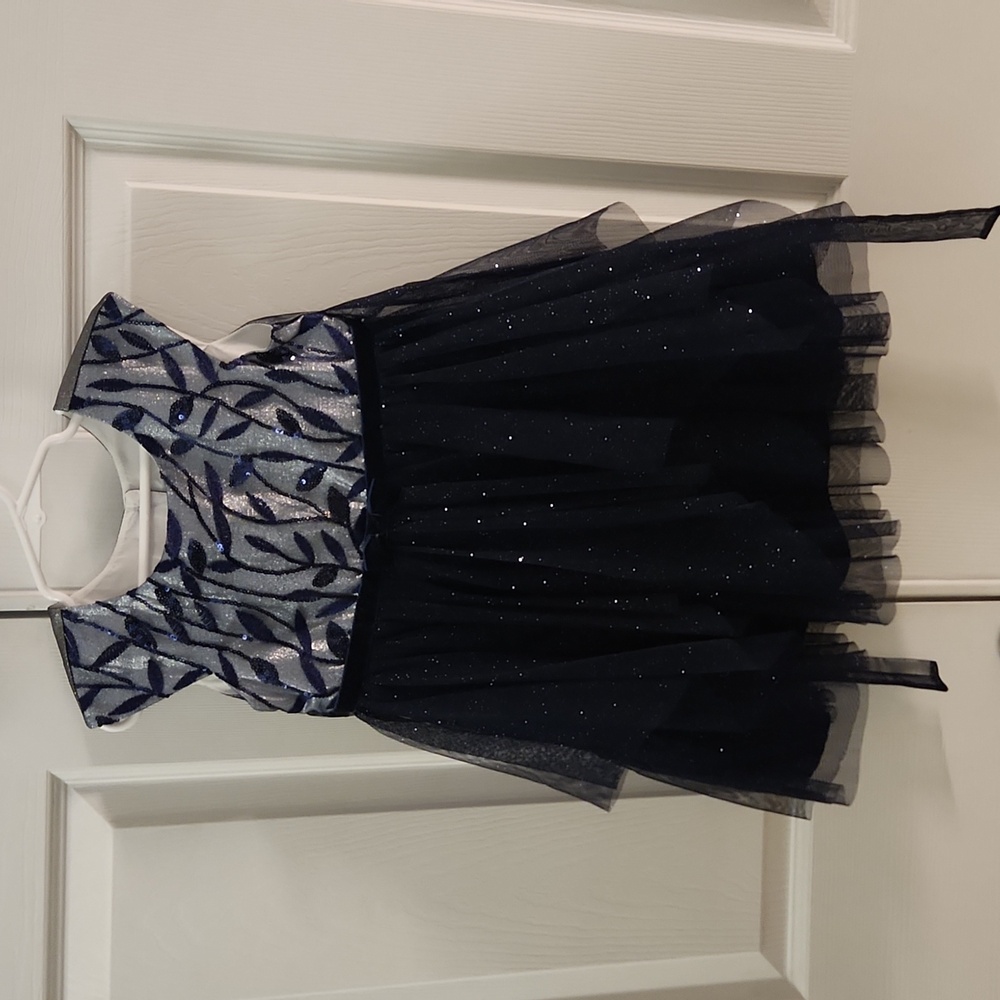 Girls sparkly special occasion dress